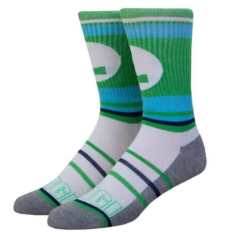 Product image 0 for Super Mario Luigi Color Blocked Crew Socks