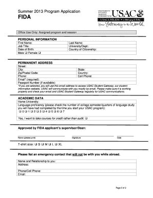 Fillable Online media clemson FIDA - Clemson University Fax Email Print ...