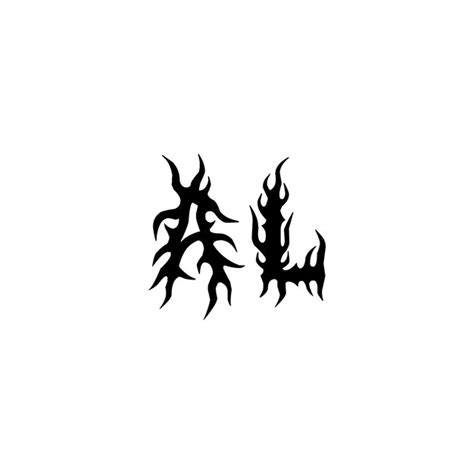 AL monogram logo projekt litery tekst nazwa symbol monochromatyczny ...