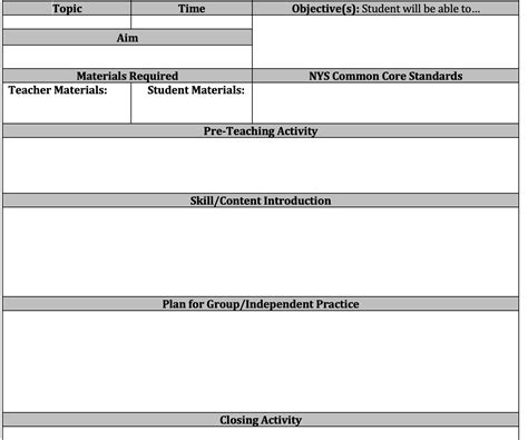 Editable Daily Lesson Plan Template Printable Teacher Resource ...