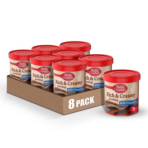 Betty Crocker Rich & Creamy Milk Chocolate Frosting, Gluten Free ...