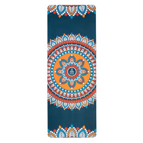 Коврик для йоги и фитнеса KAMA YOGA из каучука и микрофибры, 185х68х0 ...
