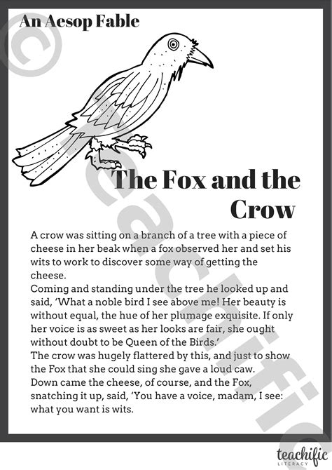 Aesop Fables Fox And Crow Hi-res Stock Photography And, 51% OFF