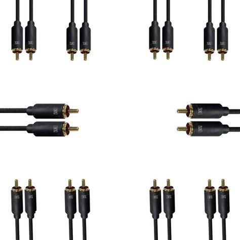 MX Subwoofer Series RCA Cable, 3 MTR Single RCA Male To Single RCA Male ...