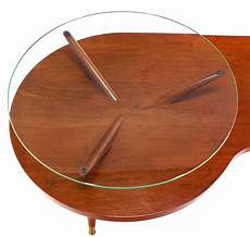 Kidney Shaped Glass Top Coffee Table by Mid Century Modern Walnut Organic Kidney Shape Coffee Kidney Shaped Glass Top Coffee Table
