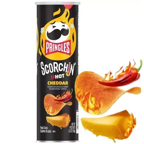 Pringles Scorchin’ Cheddar – Fiery Paprika and Cheddar