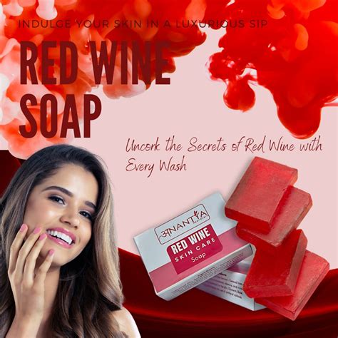 Red Wine Soap Pack of 3 – Anantya Healthcare OPC Pvt Ltd