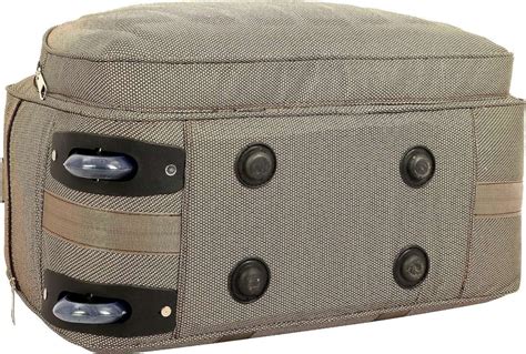 (Expandable) 65 L Strolley Duffle Bags/Luggage with Trolley Bags-Brown ...