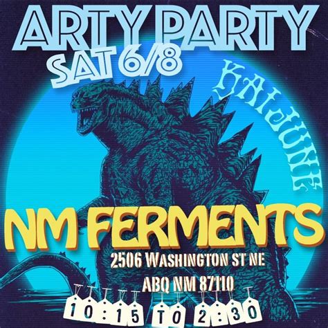 Kaijune Arty Party, New Mexico Ferments, Albuquerque, 8 June 2024 ...