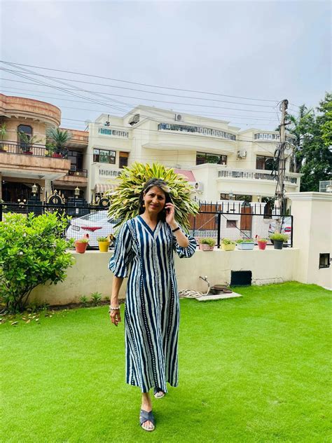 Buy Indigo Contemporary Dabu Inspired Cotton Dress with V Neckline ...