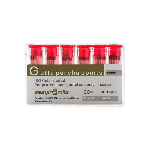EASYTODENTA Gutta Percha Point 04 Taper Dental Endo Endodontic India | Ubuy