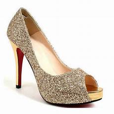 Gold Wedding Heels by Wedding Light Gold Bridal Shoes Gold Wedding Heels
