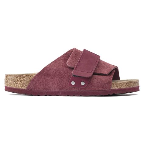 Buy Red Kyoto Nubuck/Suede Leather Online in India - BIRKENSTOCK