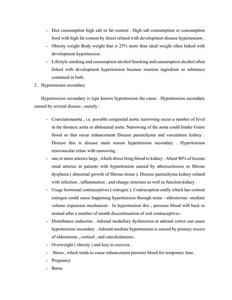 SOLUTION: Hypertension definition classification pathophysiology ...