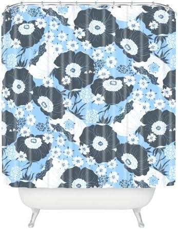 Deny Designs Rebekah Ginda Design Pop Bloom Shower Curtain, 69" x 72 ...