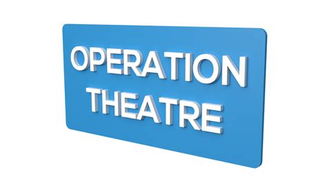 Operation theater sign | Operation Theatre Signage | Operation Theatre ...