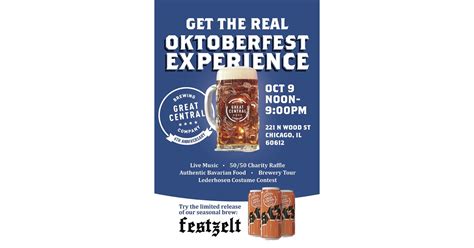 Great Central Brewing Company Commemorates Oktoberfest With Limited ...