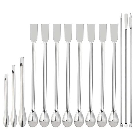 obmwang 14 Pack Stainless Steel Lab Spatula Micro India | Ubuy