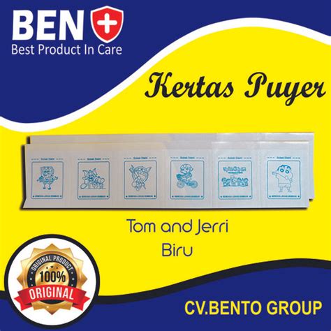 Jual KERTAS PUYER TOM JERRY,IPPIN UPPIN - Biru - Kab. Bekasi ...