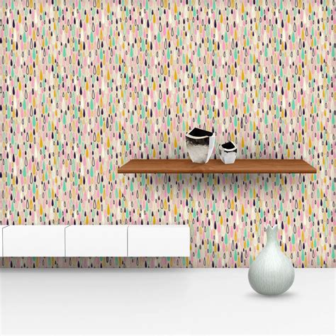Kids Colored Rain D1 Wallpaper Roll – ArtzFolio.com