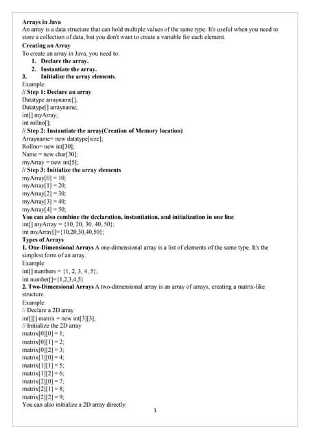 Image result for Array Java Code Example