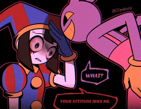 pomni and jax (the amazing digital circus) drawn by czy_(2894456992 ...