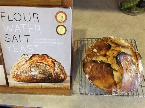Made my first loaf from Flour Water Salt Yeast! : r/Sourdough