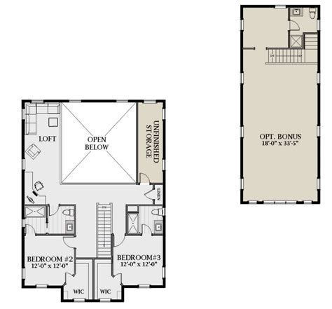 House Plans with Lofts | Loft Floor Plan Collection