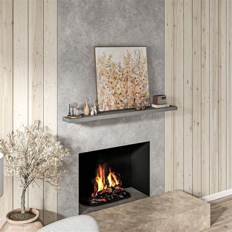 Concrete Fireplace Surround Concrete Fireplace Design Ideas