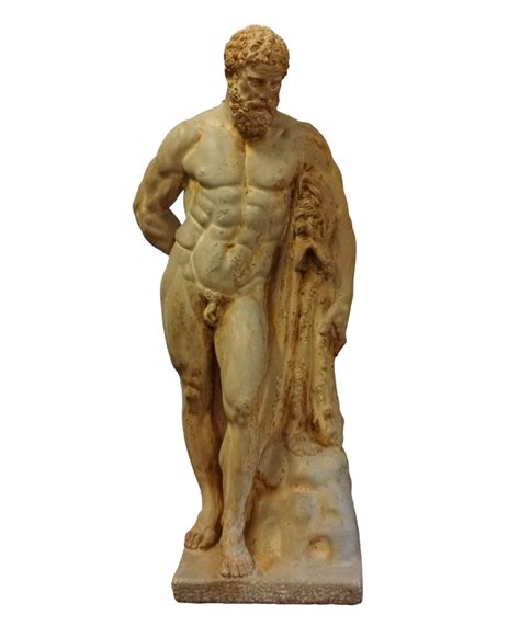 Resin 'Farnese Hercules at Rest' Classical Roman sculpture | #224368