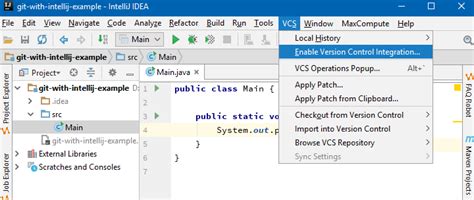 Git IntelliJ Tutorial 的图像结果