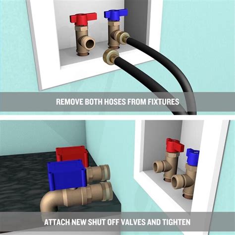 RCA 4.5-in L 3/4-in Brass Washing Machine Valve in the Water Delivery ...