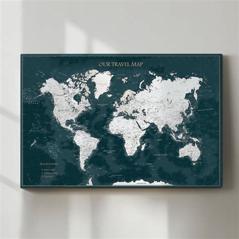 Push Pin World Map 的图像结果