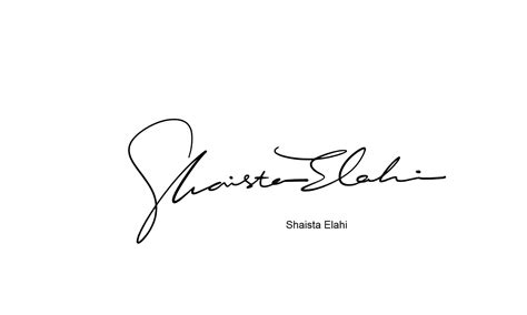 个性签丨英文签名设计丨SHAISTA ELAHI多种设计方案|平面|字体/字形|字酷Zicool_原创作品-站酷ZCOOL