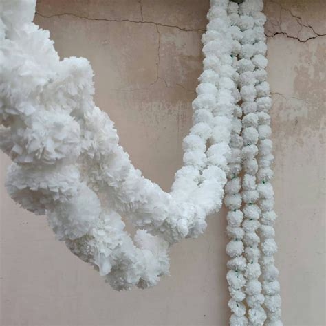 Buy 20 Pieces of Flower Strings Torans Flower Garland Lines Marigold ...