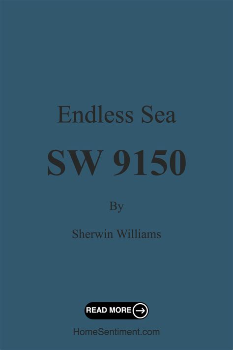 Endless Sea SW 9150 by Sherwin Williams | Paint Reviews, Hues ...