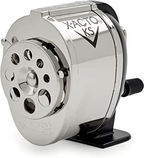 X-ACTO KS Manual Pencil Sharpener, Metal Finish : Amazon.in: Office ...
