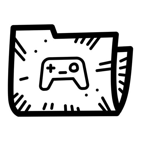 Gaming Folder Icon for Organizing Your Games Collection