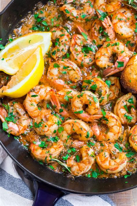 Garlic Butter Shrimp. Quick, healthy, and packed with protein for an ...