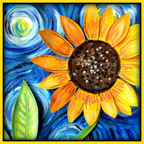 In the Style of Vincent Van Gogh, Spring: Art Lesson for Kids, Impressionnist | Sunflower art ... - where to see van gogh paintings