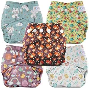 Buy popok Reusable waterproof Cloth Diaper With insert pad for new born ...