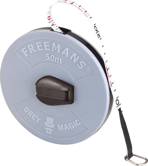 FREEMANS FM50 Grey Magic Fibreglass Measuring Tape - 50m /165ftWith ...