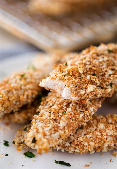 Crunchy Baked Chicken Tenders - The Chunky Chef