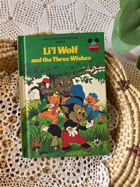 1984 Disney - Lil Wolf and the Three Wishes Book – Vintage World of ...