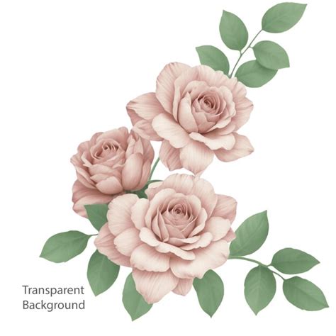 Premium PSD | Flower transparent background