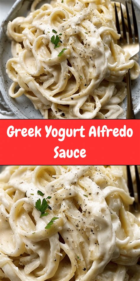 Greek Yogurt Alfredo Sauce | Cheryl's Cooking