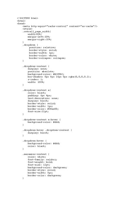 Sample Htmlcode