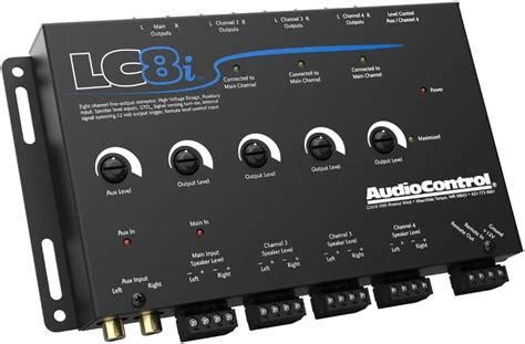 AudioControl LC8i Black 8-Channel Line Output India | Ubuy