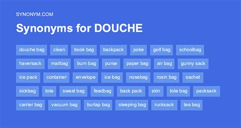 Another word for DOUCHE > Synonyms & Antonyms