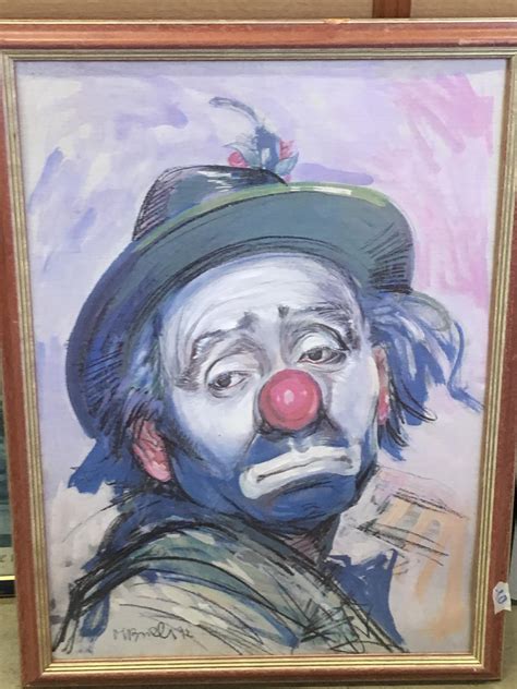 Sad Clown Painting Sims